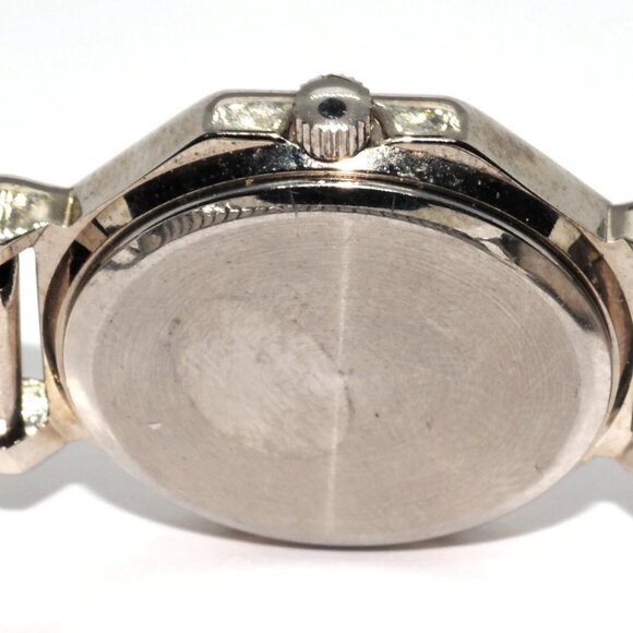Navajo Native American Sterling Silver Onyx Watch \